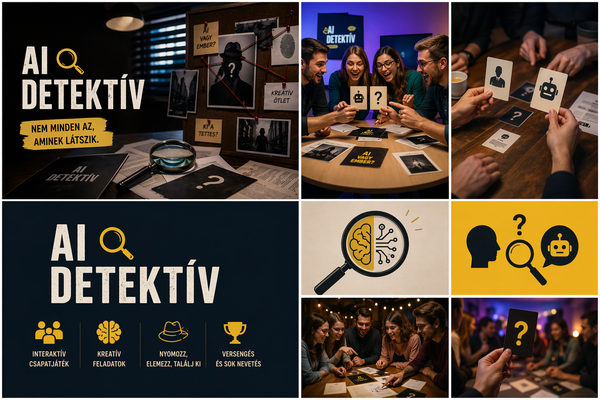 AI Detektív - AI csapatépítő játék
